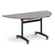 Deluxe Semi-Circular Fliptop Mobile Table